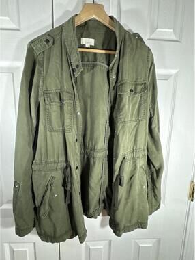 LOFT Olive Green Utility Jacket